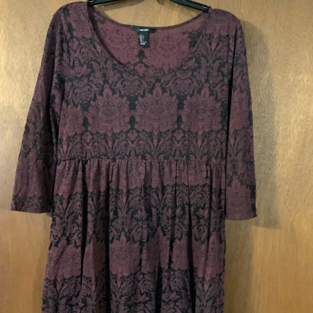 Burgundy tunic